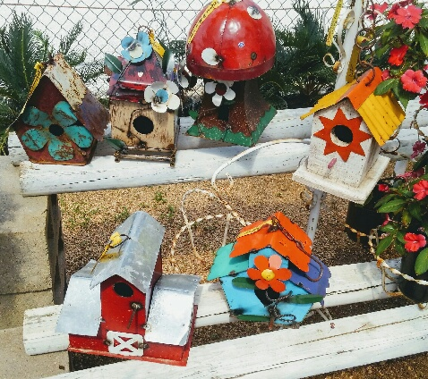 Wrought Iron yard decor figurine at Madison Gardens Nursery, Spring, TX
